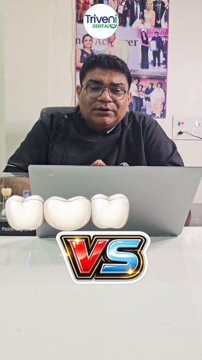 Dental Implant vs Bridge. Which one is better to replace a missing tooth? | Triveni Dental | Dr. Kapil Sharma