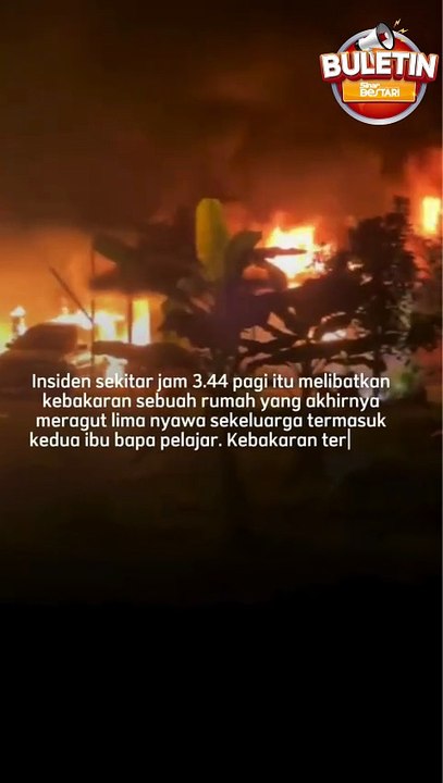 Pelajar MRSM Bentong & ahli keluarganya meninggal dunia