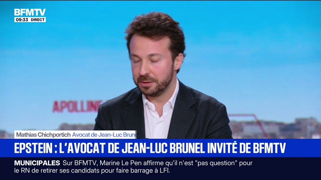 Affaire Epstein: "Pour la justice française, Jean-Luc Brunel n'est pas un rabatteur", souligne son avocat