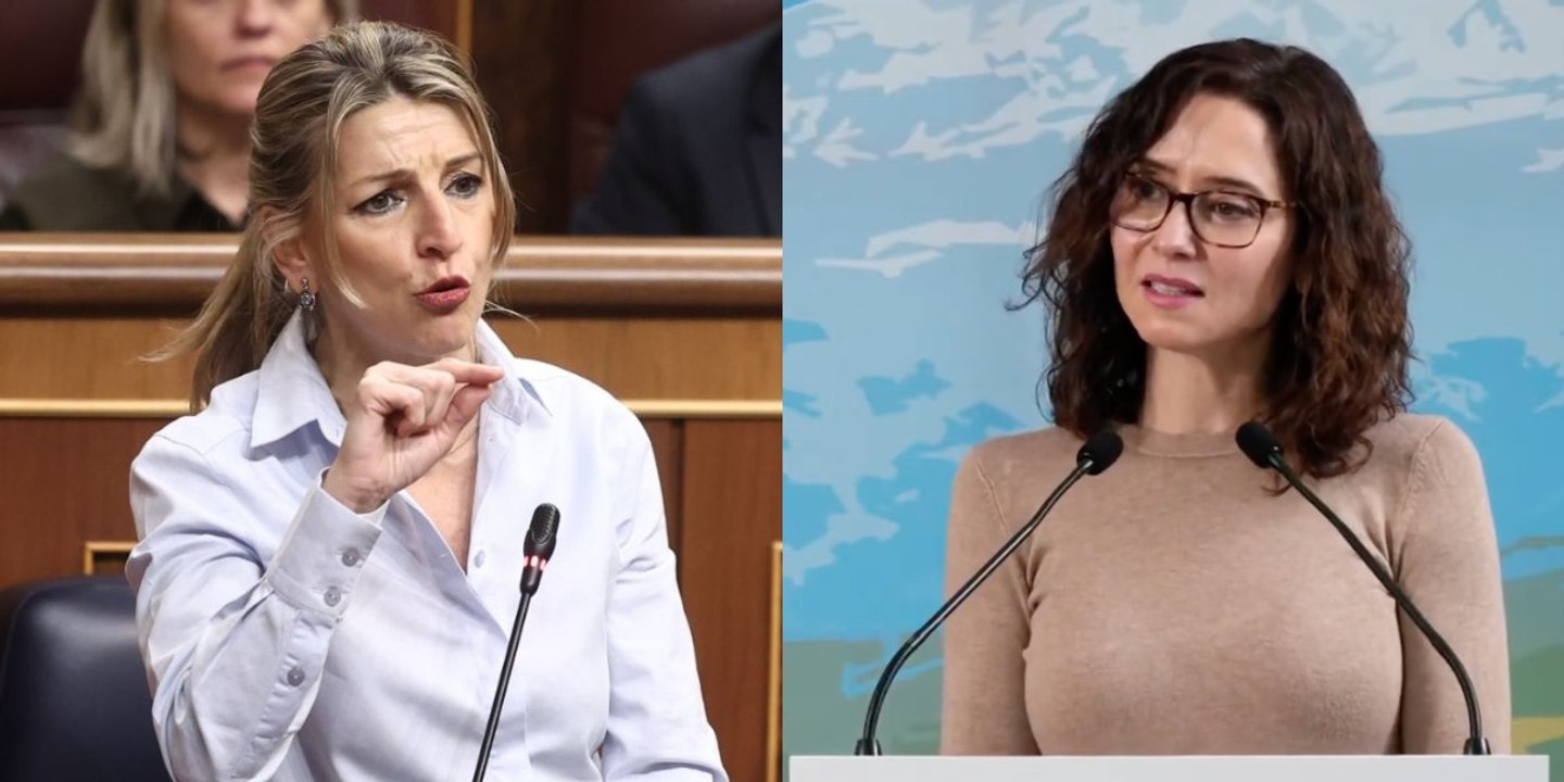 La trochante propuesta de Ayuso a Yolanda Díaz: "Que se dé prisa para meterse en el PSOE y lo termine de hundir"