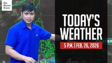 Today's Weather, 5 P.M. | Feb. 26, 2026