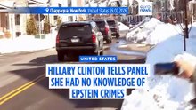 Hillary Clinton tells panel she had no knowledge of Epstein crimes and calls on Trump to testify
