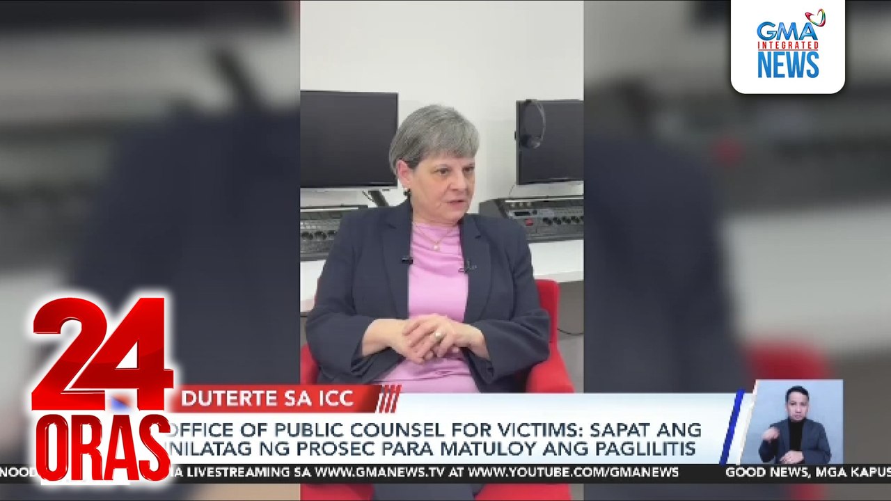 Office of the Public Counsel for Victims - Sapat ang inilatag ng prosec para matuloy ang paglilitis | 24 Oras
