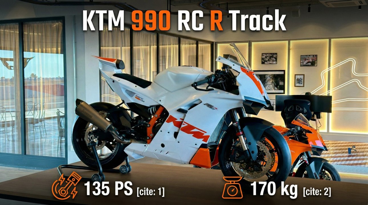 2026 KTM 990 RC R Track – Ready für den 990 RC R Cup