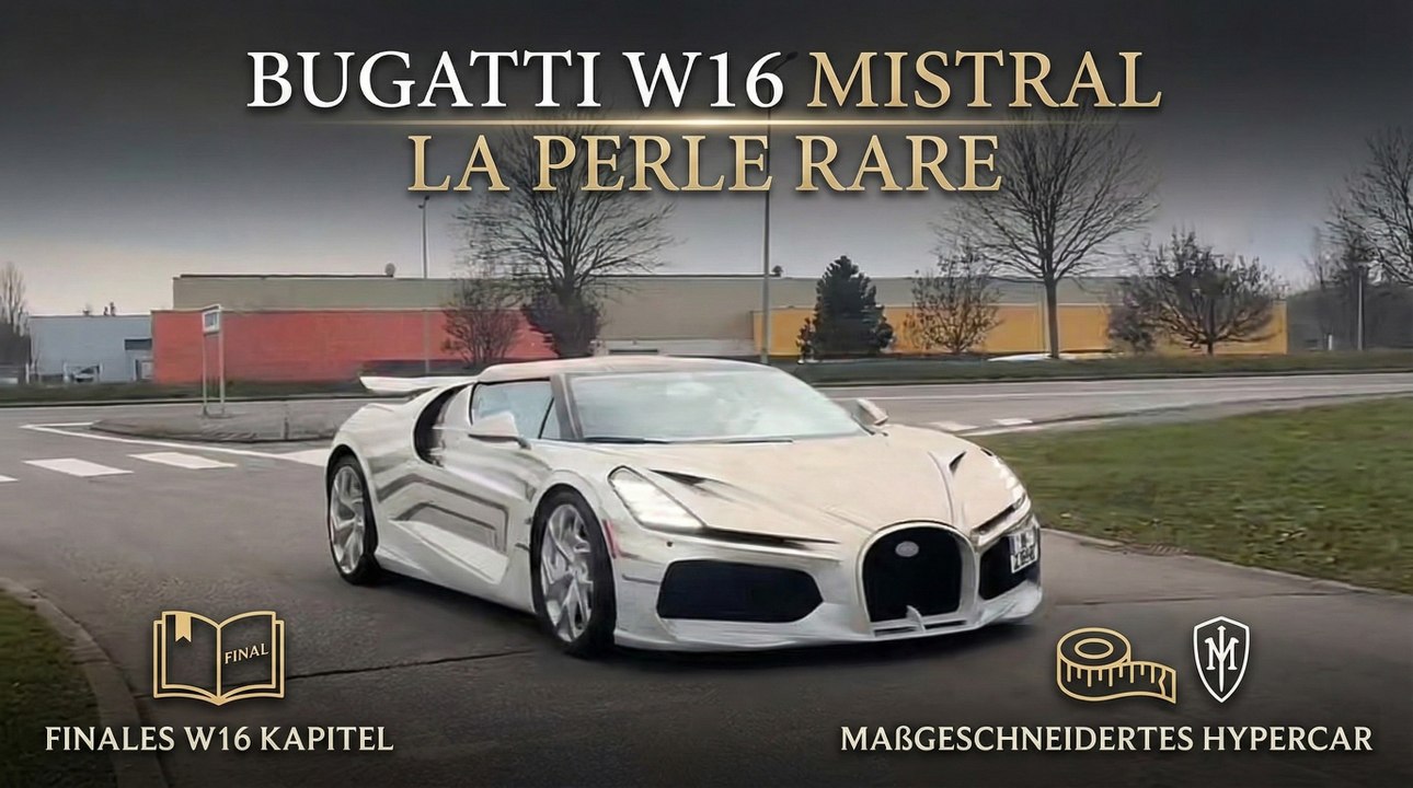 Bugatti W16 Mistral La Perle Rare – Sur Mesure pur