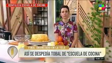 Eugenia Tobal anuncia el fin de "Escuela de Cocina" en El Nueve