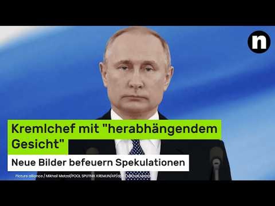 Wladimir Putin krank?: Kremlchef mit 'herabhängendem Gesicht' - neue Bilder befeuern Spekulationen