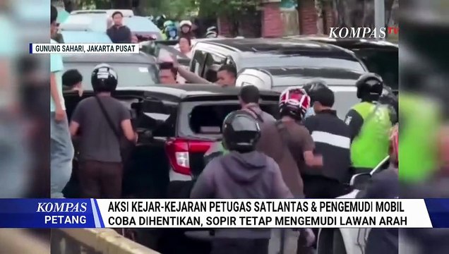 Kronologi Kejar-kejaran Polisi-Pengemudi Lawan Arah di Gunung Sahari Jakarta Pusat