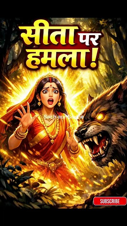 जंगली जानवर ने किया माता सीता पर हमला 😱 | फिर हुआ ऐसा चमत्कार जिसे देखकर जंगल भी झुक गया!