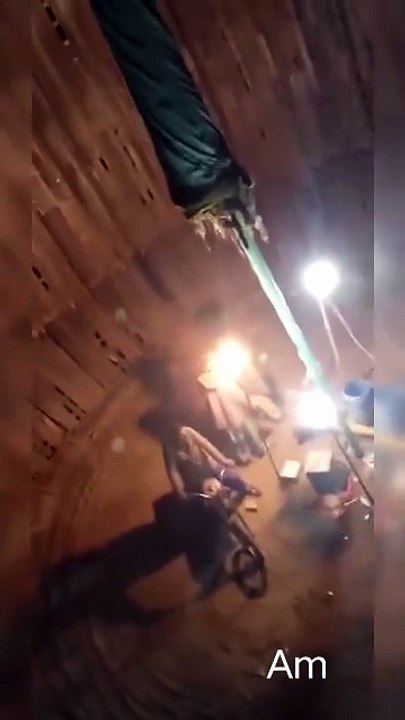 ride bike and car in dead well at hydrabad ranibaag