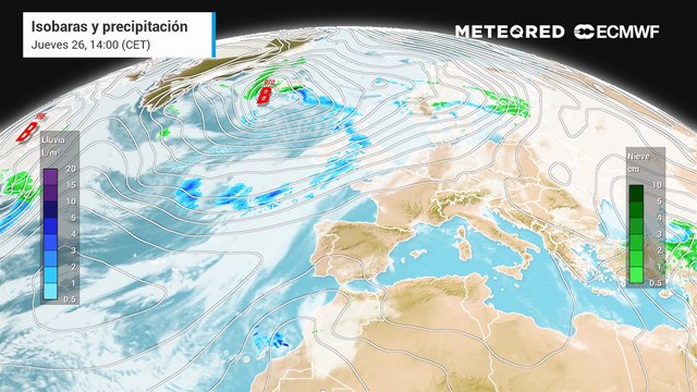 Un nuevo frente traerá precipitaciones a España.