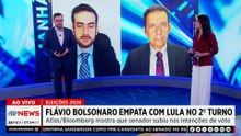 Atlas/Bloomberg: Reeleição de Lula causa mais medo que eleição de Flávio; Trindade e Mehero comentam
