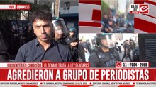 Así policías atacaron a periodistas en inmediaciones del Congreso