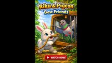 Riku & Pigeon 🐰🕊️ | Best Friends Forever | Heartwarming Animal Rescue Story for Kids