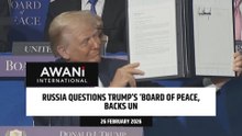 Russia questions Trump’s ‘Board of Peace, backs UN