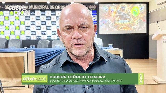 Megaoperação mira o tráfico de armas e drogas em Curitiba e Campos Gerais
