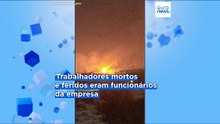 Sete mortos em ataque ucraniano a fábrica de produtos químicos na região de Smolensk
