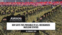 Kim says ties possible if U.S. recognises nuclear status