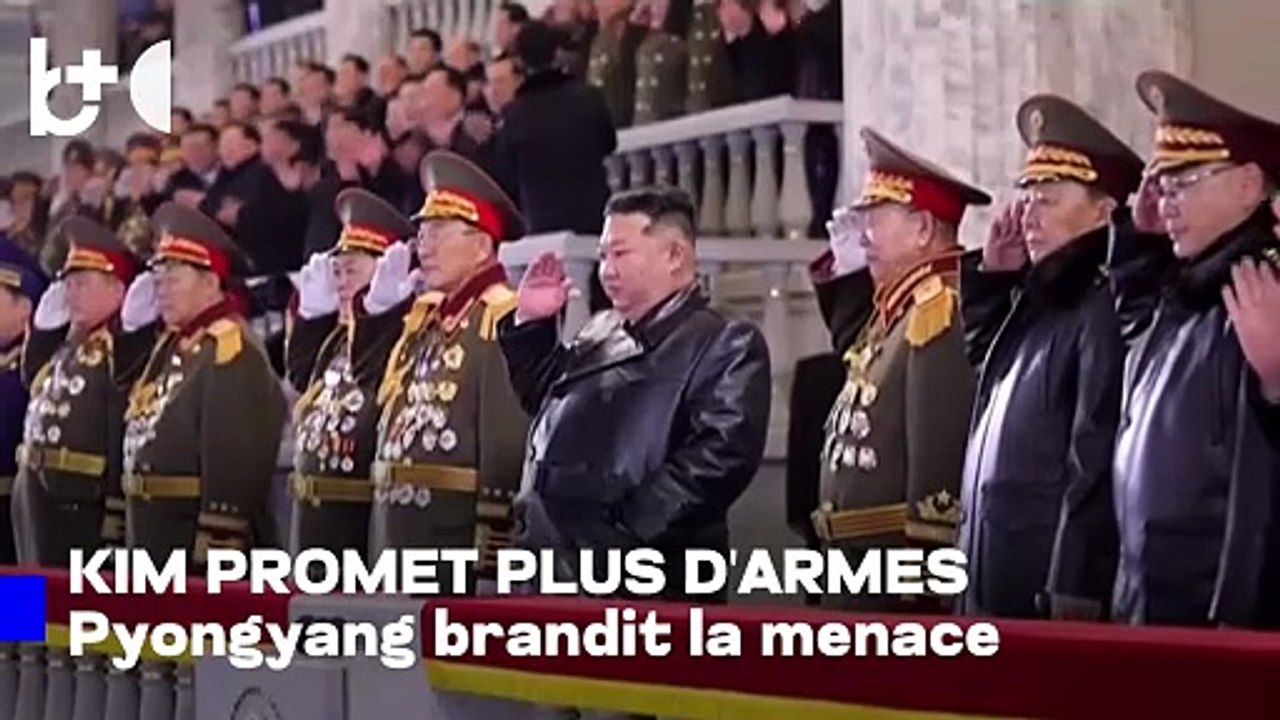 Promet davantage d'armes nucléaires : Kim Jong Un clôt le congrès par une parade militaire