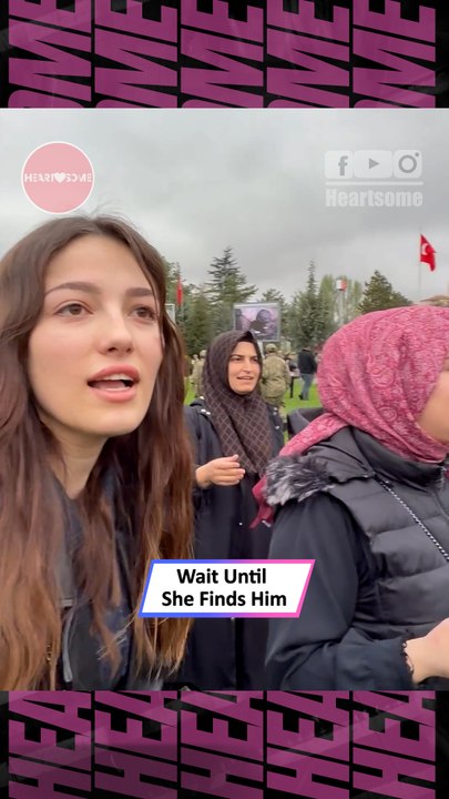 Emotional moment captured as woman reunites with her partner in the military