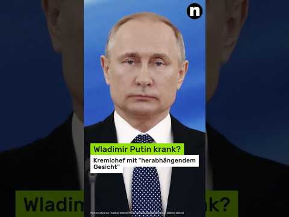Wladimir Putin krank?: Kremlchef mit 'herabhängendem Gesicht' - neue Bilder befeuern Spekulationen