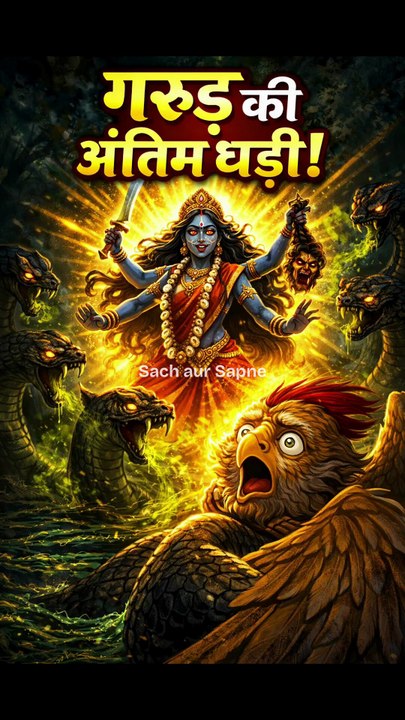 जब गरुड़ भी हार गए… तब माँ काली ने किया कालिया नाग का अंत! 🔱 | सच्ची पौराणिक कथा