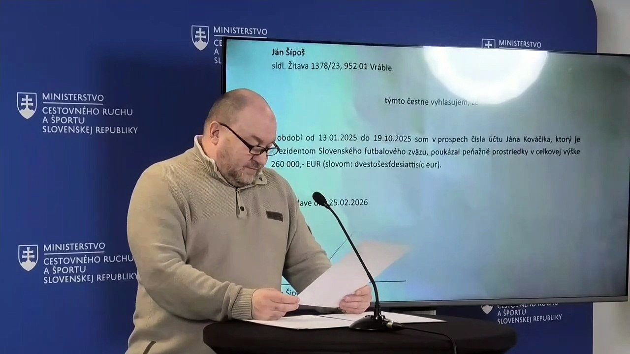 ZÁZNAM: Huliak podá trestné oznámenie v súvislosti s ohrozením majetku SFZ