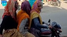 राजस्थान के अजमेर में बुजुर्ग महिला ने चलाई मोटरसाइकिल, वीडियो वायरल