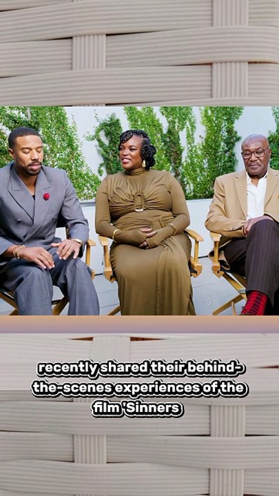 Michael B. Jordan, Delroy Lindo, and Wunmi Mosaku shared their behind-the-scenes experiences of the film 'Sinners.'