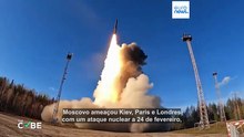 Rússia diz que Reino Unido e França planeiam enviar armas nucleares para a Ucrânia, mas não apresenta provas