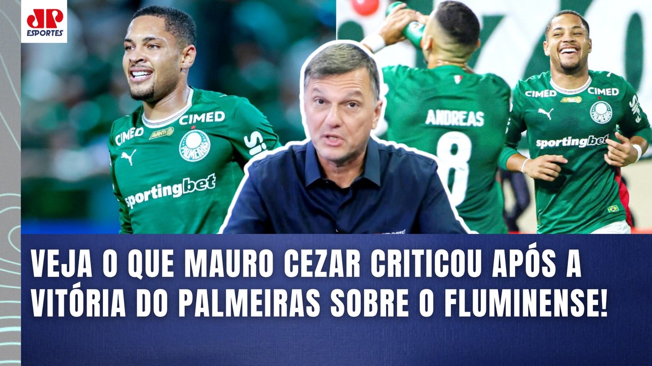 "ISSO É UMA PRAGA! POR QUE SERÁ que o VITOR ROQUE..." MAURO CEZAR É DIRETO! | PALMEIRAS x FLUMINENSE