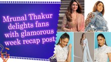 Mrunal Thakur shares stunning week recap photoshoot, slays in white dress, saree and chic denim look