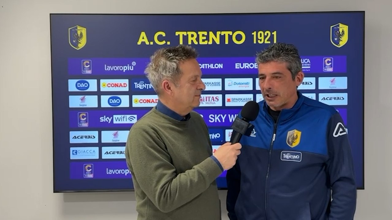 Il Trento non si vuole fermare. Tabbiani: ?I ragazzi lavorano duro, c?? grande entusiasmo ma attenti alla troppa euforia?
