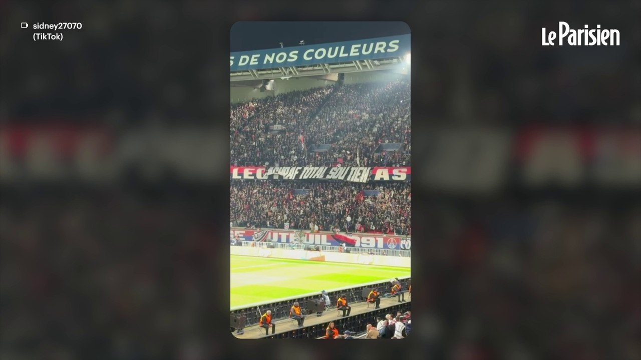 Parc des Princes : une banderole déployée en soutien à Hakimi après son renvoi en procès pour viol