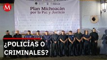 Trasladan a 11 policías a penal por presunta relación al CJNG, Michoacán