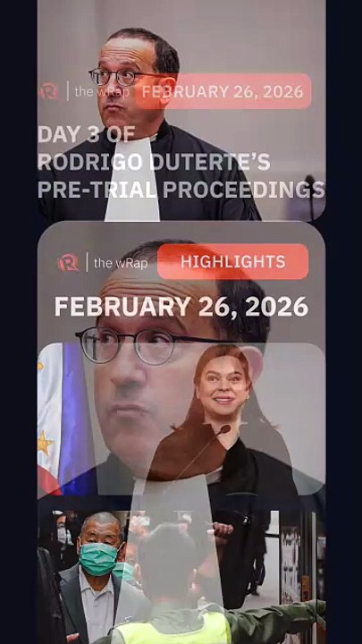 Today’s headlines: Rodrigo Duterte, Sara Duterte, Jimmy Lai | The wRap | February 24, 2026