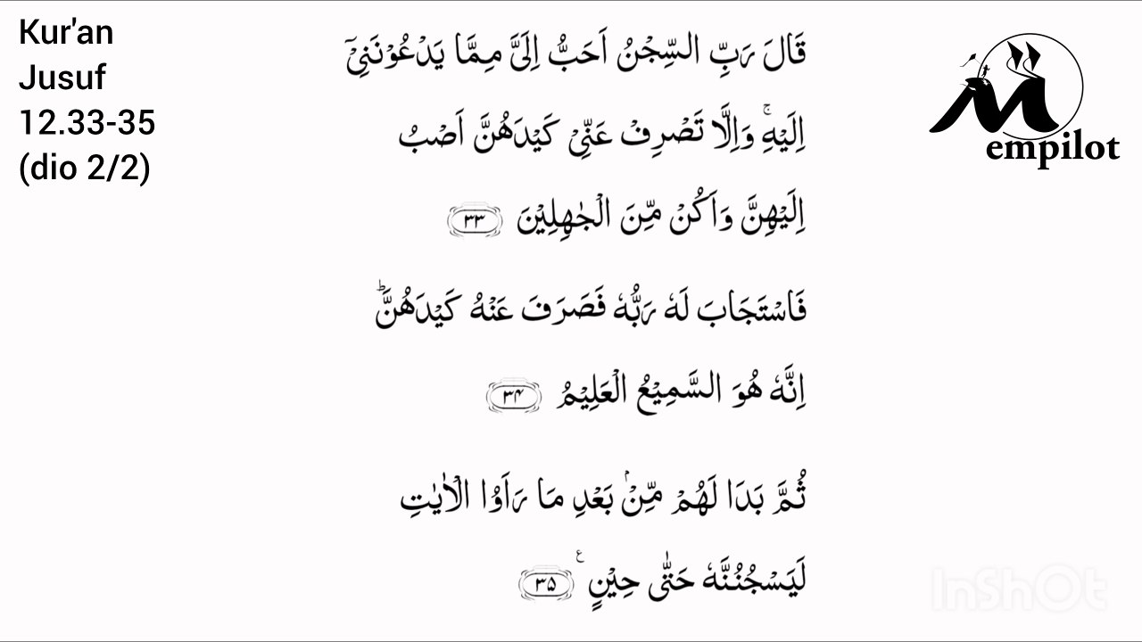emDIN - Kuran Jusuf 12.33-35 dio 2/2