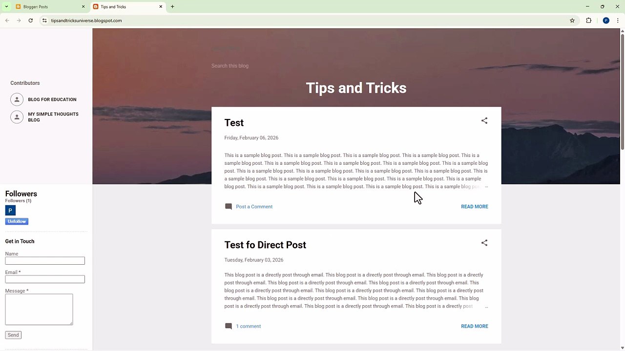 Blogger 66 Page Navigation Widget