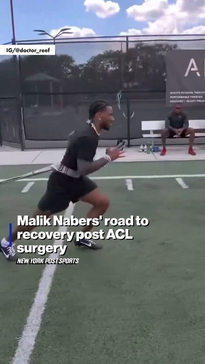 Malik Nabers' road to recovery post ACL surgery