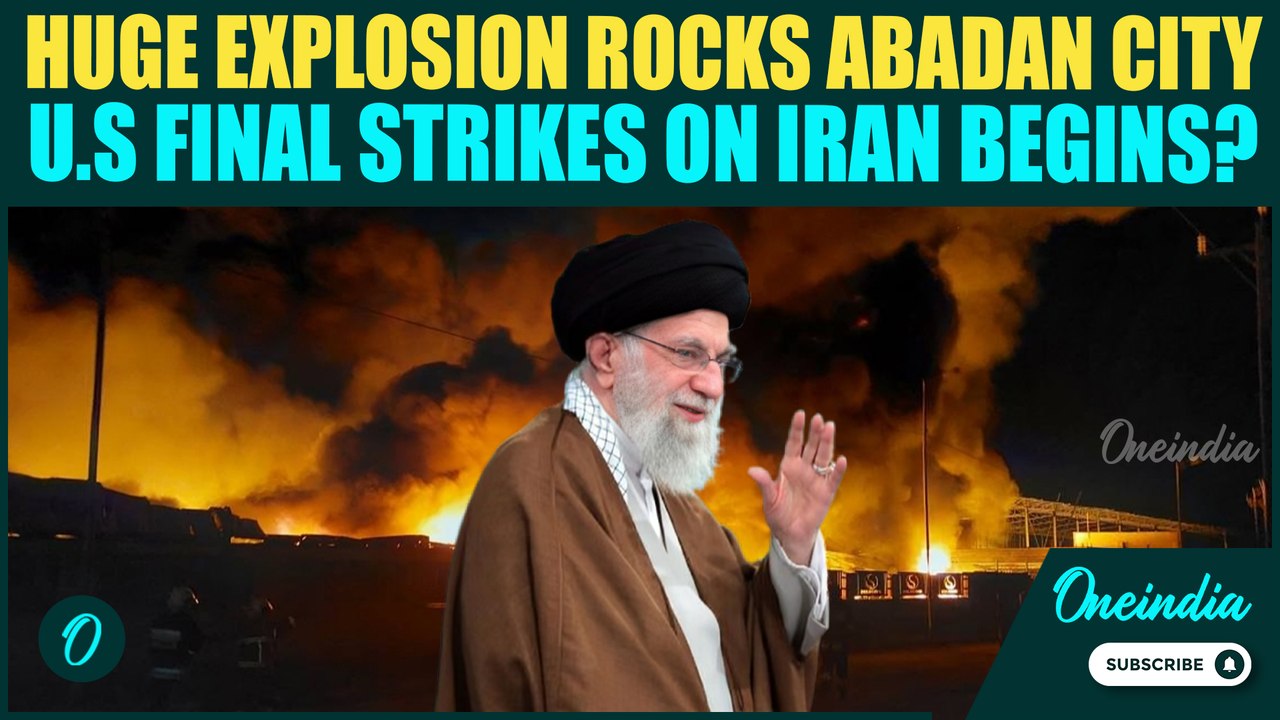 Iran BREAKING: Massive Fire Tears Through Iran’s Key Abadan Oil Refinery; U.S. Final Strikes Begins?