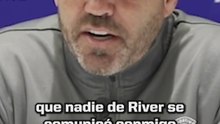 Coudet niega contacto con River: "Lo juro por mis cuatro hijos"