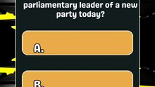 Which former UK party leader was announced as parliamentary leader of a new party today?