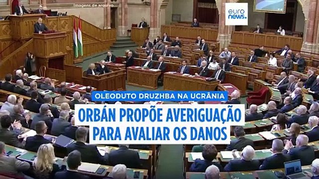 Orbán propõe missão de inquérito ao gasoduto de Druzhba e admite dificuldades causadas pelo seu veto