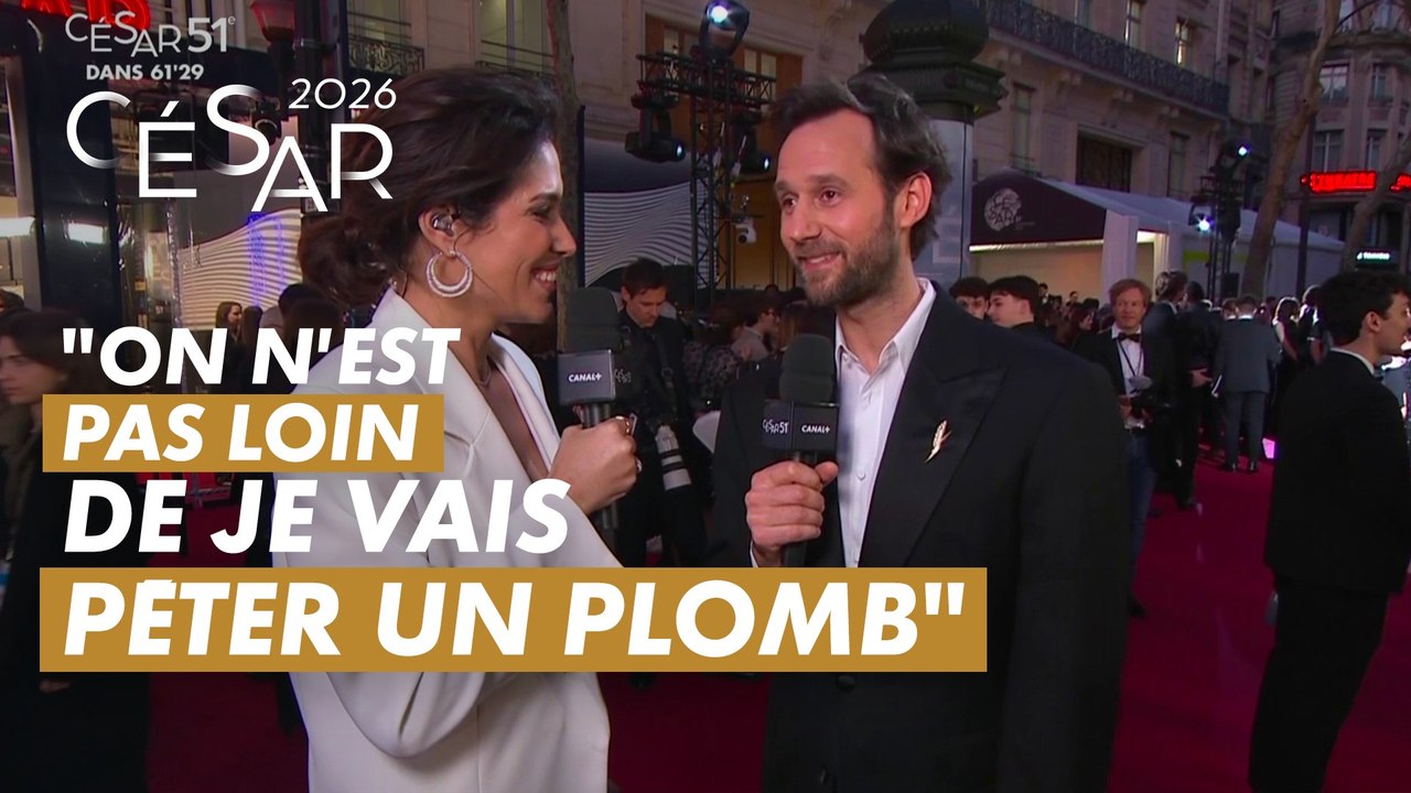 Benjamin Lavernhe juste avant les César 2026