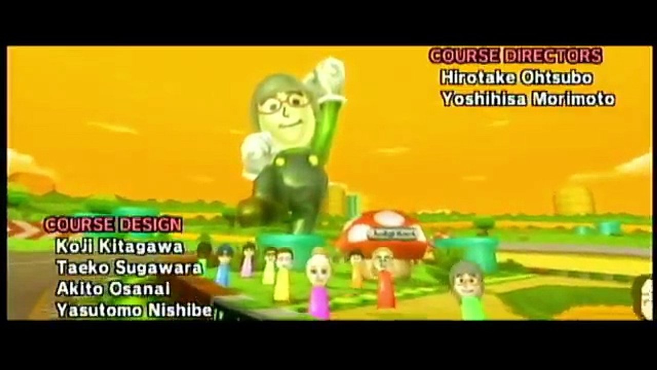 Mario Kart Wii - End Credits In Matzoball Mii Mode 3/17/21