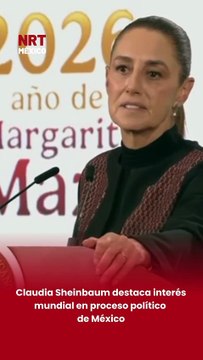 🏛️ Desde Palacio Nacional, la presidenta de México, Claudia Sheinbaum, afirmó durante su conferencia matutina que el proceso político del país está llamando la atención en todo el mundo.
