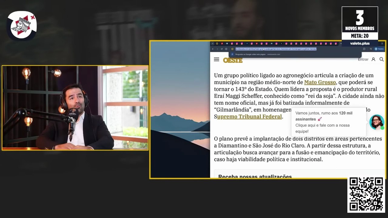 Mato Grosso pode ganhar cidade em homenagem a Gilmar Mendes