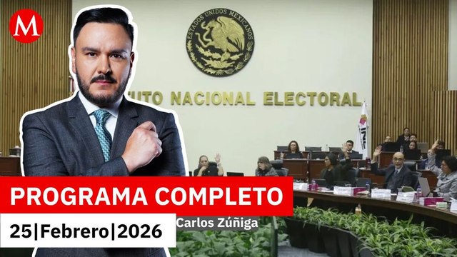 Claudia Sheinbaum defiende reforma electoral | Carlos Zúñiga, 26 de febrero de 2026