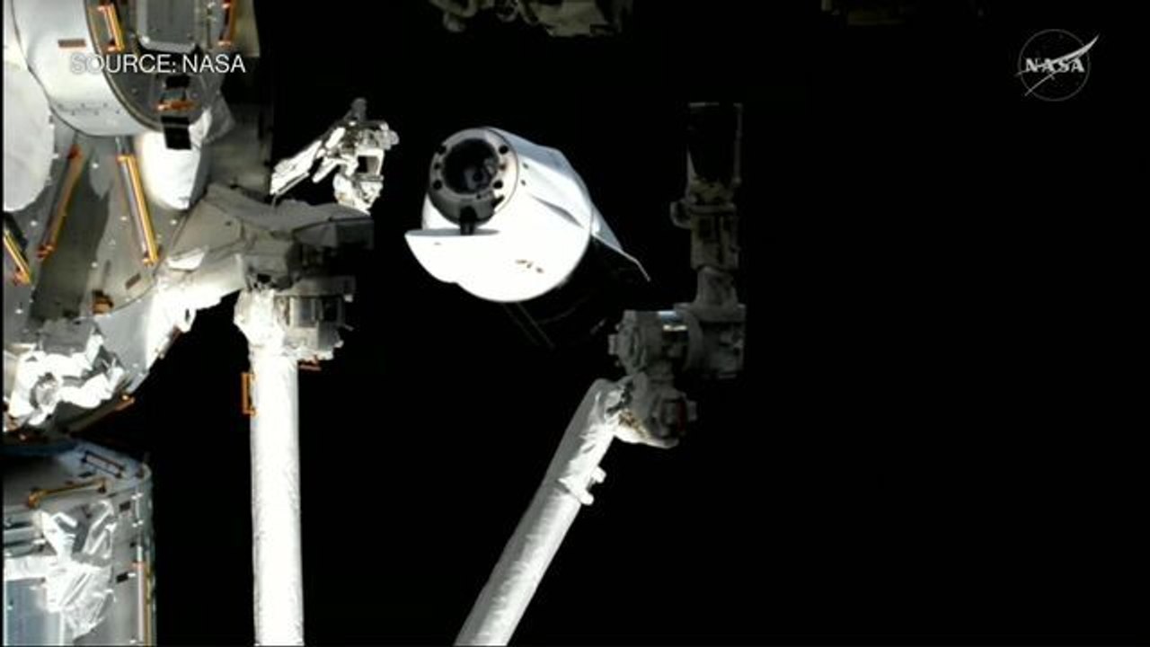NASA's SpaceX Dragon Spacecraft Departs From ISS