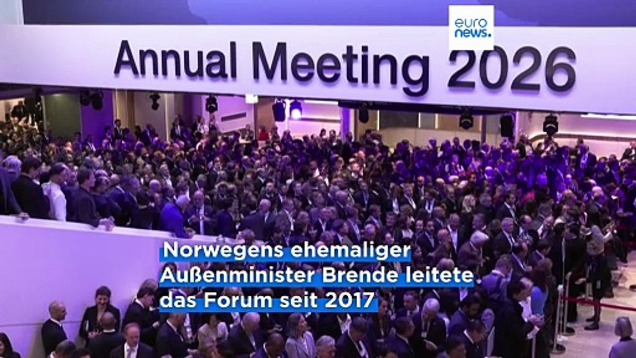 Nach interner Epstein-Untersuchung: Weltwirtschaftsforum verliert seinen Chef